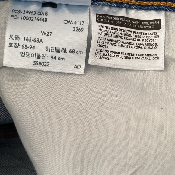 LEVI'S
Deconstructed Denim Skirt size 27 “ waist cowboy cowgirl country jean - Picture 9 of 14